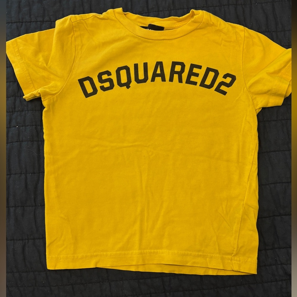 DSQUARED2 Kids Bright Yellow Tee